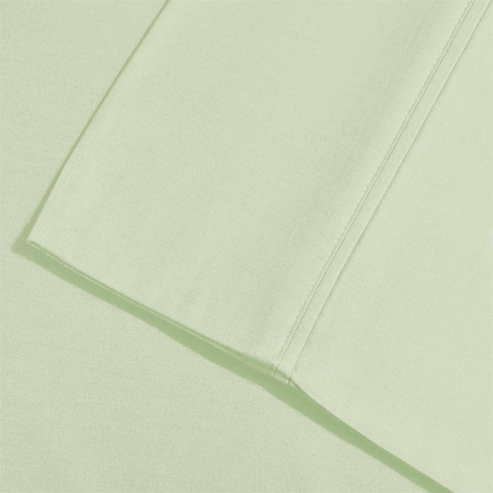 2 Piece Microfiber Wrinkle Resistant Solid Pillowcase Set - Mint