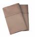 1000-Thread-Count Pillow cases Set, Cotton Blend, King, Standard, 8 Colors - Taupe