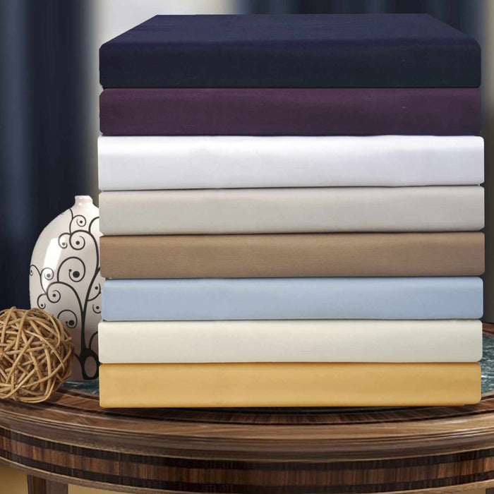 1000-Thread-Count Pillow cases Set, Cotton Blend, King, Standard, 8 Colors-Pillowcases-Blue Nile Mills