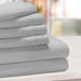 1000 Thread Count Cotton Rich Solid Deep Pocket Bed Sheet Set - Light Gray