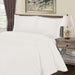 1000 Thread Count Cotton Rich Solid Duvet Cover Set - Ivory