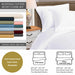 1000 Thread Count Egyptian Cotton Solid Duvet Cover Set 