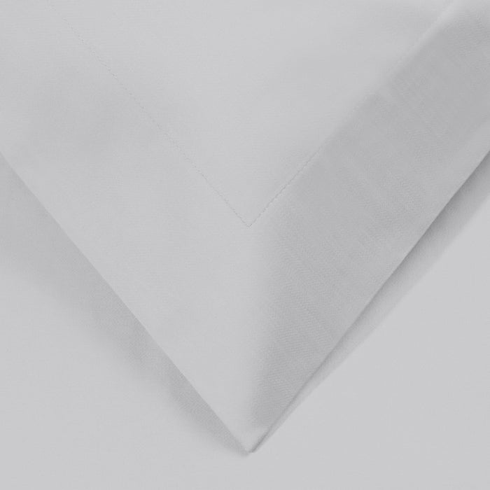 1200 Thread Count Egyptian Solid Cotton Duvet Cover Set - Platinum