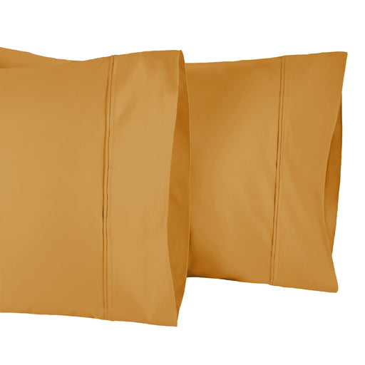 1200 Thread Count Egyptian Cotton 2 Piece Pillowcase Set - Gold