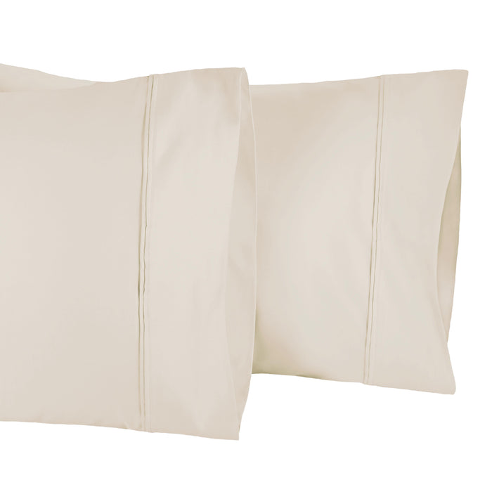 1200 Thread Count Egyptian Cotton 2 Piece Pillowcase Set - Ivory