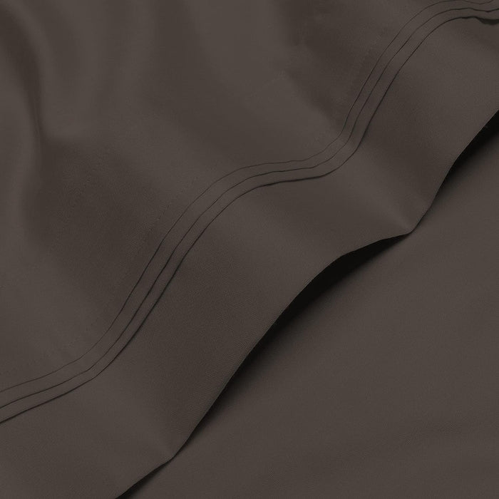 1000 Thread Count Egyptian Cotton Extra Deep Pocket Bed Sheet Set - Charcoal