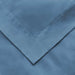 1500 Thread Count Egyptian Cotton Solid Duvet Cover Set - Medium Blue
