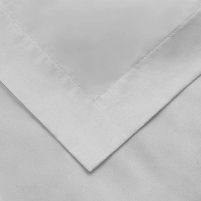 1500 Thread Count Egyptian Cotton Solid Duvet Cover Set - Platinum