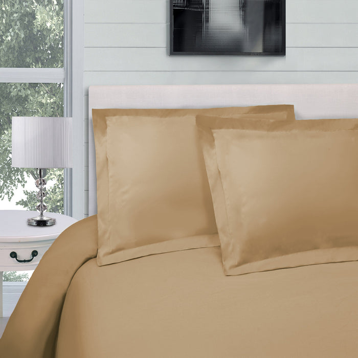 Egyptian Cotton 300 Thread Count Solid Duvet Cover Set
