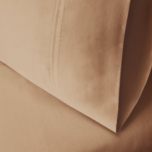 Egyptian Cotton 300 Thread Count Solid Pillowcase Set - Beige