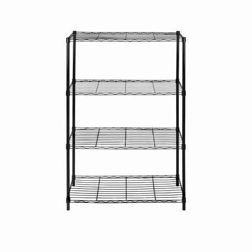 4-Tier Indoor Easy Assembly Shelving Storage Unit-Wire Shelves-Blue Nile Mills