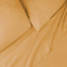 Egyptian Cotton 400 Thread Count Striped Deep Pocket Sheet Set - Gold