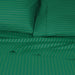 Egyptian Cotton 300 Thread Count Striped Deep Pocket Sheet Set - Hunter Green