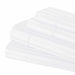 Egyptian Cotton 400 Thread Count Striped Deep Pocket Sheet Set - White
