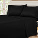 Egyptian Cotton 530 Thread Count Solid Sheet Set - Black