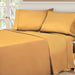 Egyptian Cotton 530 Thread Count Solid Sheet Set - Gold