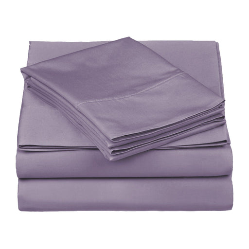 Egyptian Cotton 530 Thread Count Solid Sheet Set - Lavender