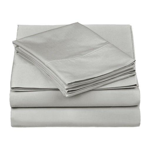 Egyptian Cotton 530 Thread Count Solid Sheet Set - Platinum
