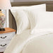 Egyptian Cotton 530 Thread Count Solid Duvet Cover Set - Ivory