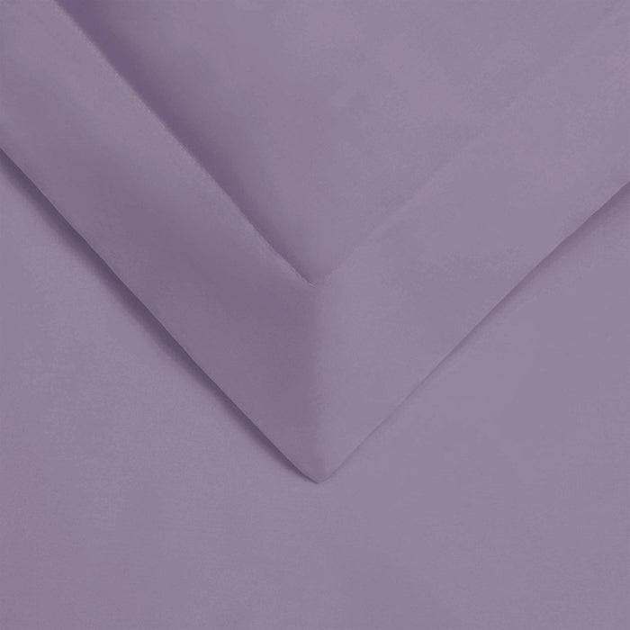 Egyptian Cotton 530 Thread Count Solid Duvet Cover Set - Lavender