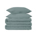Egyptian Cotton 650 Thread Count Solid Duvet Cover Set - Teal