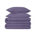 Egyptian Cotton 650 Thread Count Solid Duvet Cover Set - Wisteria