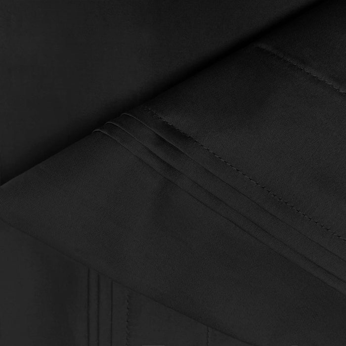 Egyptian Cotton 650 Thread Count Deep Pocket Sheet Set - Black