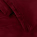 Egyptian Cotton 650 Thread Count Solid Deep Pocket Sheet Set - Burgundy