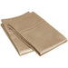 Egyptian Cotton 300 Thread Count Solid Pillowcase Set - Tan