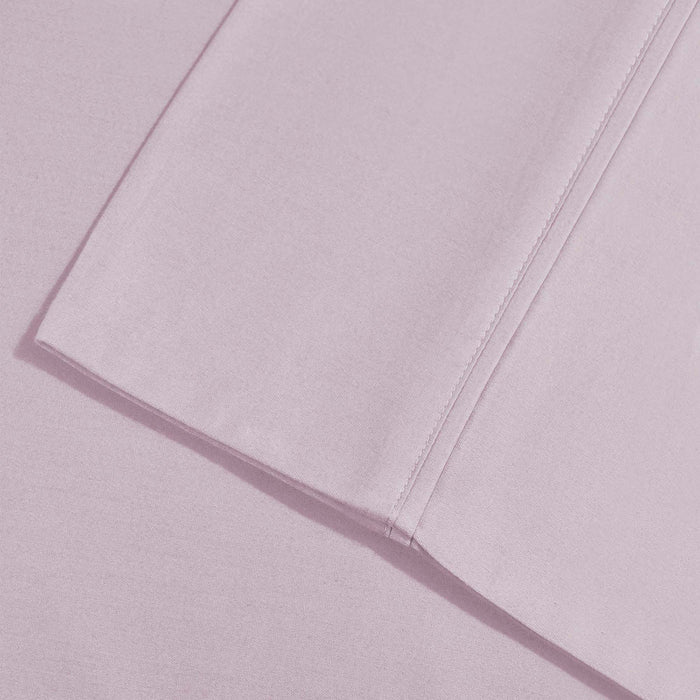 1000 Thread Count Cotton Rich Solid Deep Pocket Bed Sheet Set - Lilac