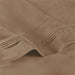 1000 Thread Count Egyptian Cotton Solid Pillowcase Set - Taupe