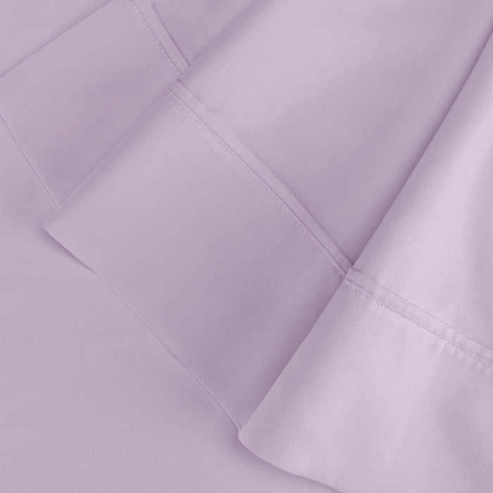 Egyptian Cotton 300 Thread Count Solid Pillowcase Set - Lavender