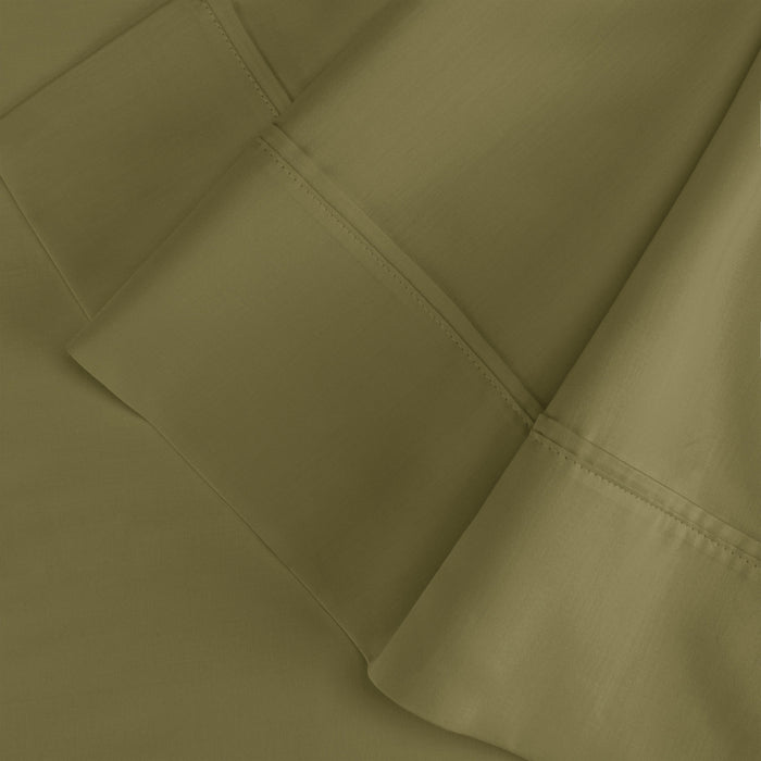 Egyptian Cotton 300 Thread Count Solid Pillowcase Set - Sage