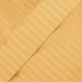 Egyptian Cotton 600 Thread Count Striped Deep Pocket Sheet Set - Gold