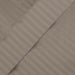 Egyptian Cotton 600 Thread Count Striped Deep Pocket Sheet Set - Gray