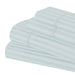 Egyptian Cotton 600 Thread Count Striped Deep Pocket Sheet Set - Light Blue