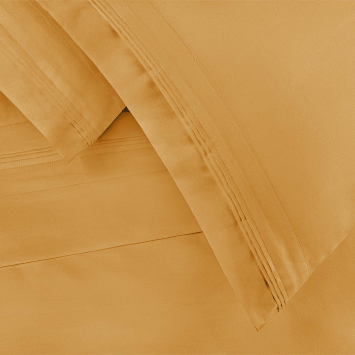 Egyptian Cotton 650 Thread Count Deep Pocket Sheet Set - Gold
