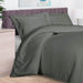 Rayon From Bamboo 300 Thread Count Solid Duvet Cover Set - Gray