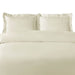 Rayon From Bamboo 300 Thread Count Solid Duvet Cover Set - Ivory