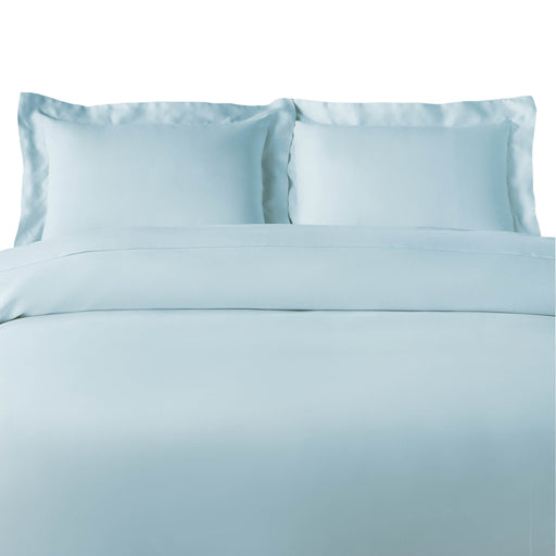 Rayon From Bamboo 300 Thread Count Solid Duvet Cover Set - Light Blue