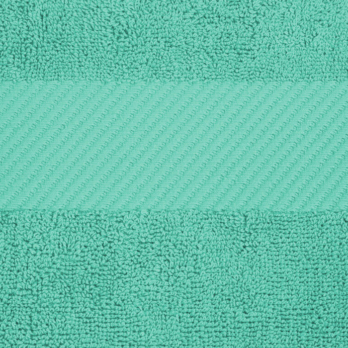 Kendell Egyptian Cotton Medium Weight Solid Bath Towel Set of 2 - Sea Green