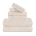 Rayon from Bamboo Eco-Friendly Fluffy Soft Solid 6 Piece Towel Set - Ivory
