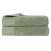 Rayon from Bamboo Eco-Friendly Fluffy Soft Solid Bath Sheet Set of 2 - Green