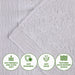 Rayon from Bamboo Eco-Friendly Fluffy Soft Solid Bath Sheet Set of 2 - White