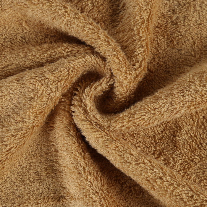Rayon from Bamboo Eco-Friendly Fluffy Soft Solid Bath Towel Set of 3 - Gold