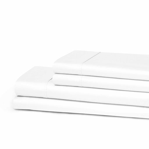Anti-Microbial Cotton Sheet Set - White