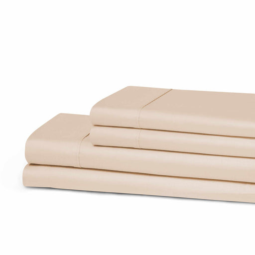 Anti-Microbial Cotton Sheet Set - Peach