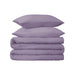 Egyptian Cotton 530 Thread Count Solid Duvet Cover Set - Lavender