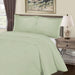 1000 Thread Count Cotton Rich Solid Duvet Cover Set - Green