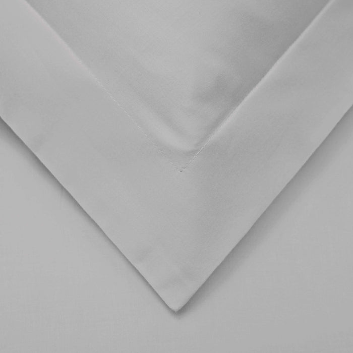 1000 Thread Count Cotton Rich Solid Duvet Cover Set - Light Gray